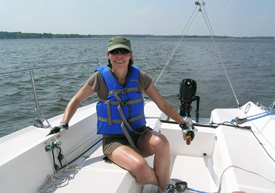 Colage 26 Sailboat Boy Steering with Tiller Extension
